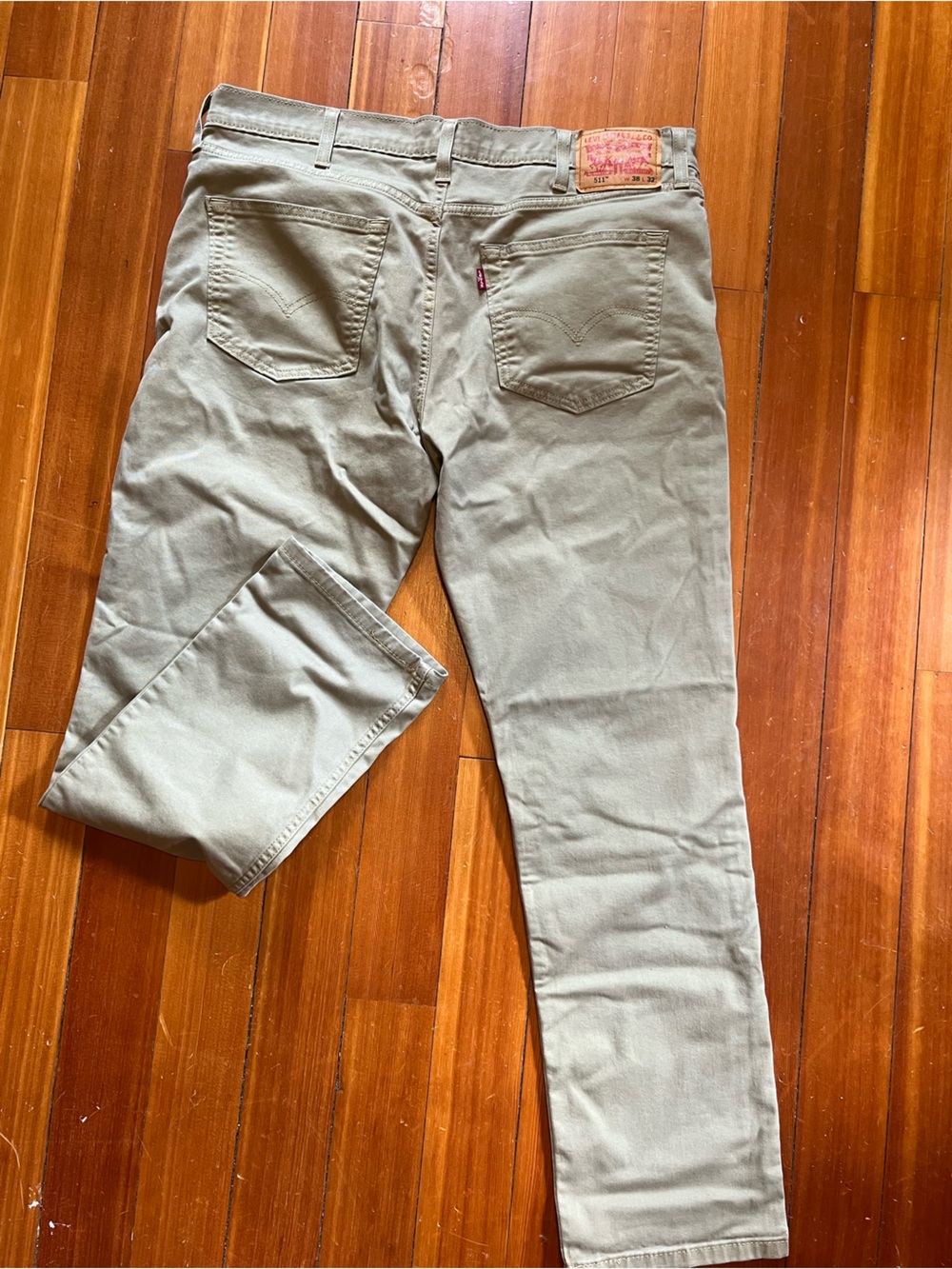 Men's Levi’s Khaki Straight-Leg Pants - Classic Casual Workwear